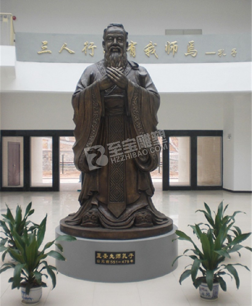 校園文化學?？鬃硬Ａт摲伦香~人物浮雕壁畫玻璃鋼仿鑄銅雕塑定制